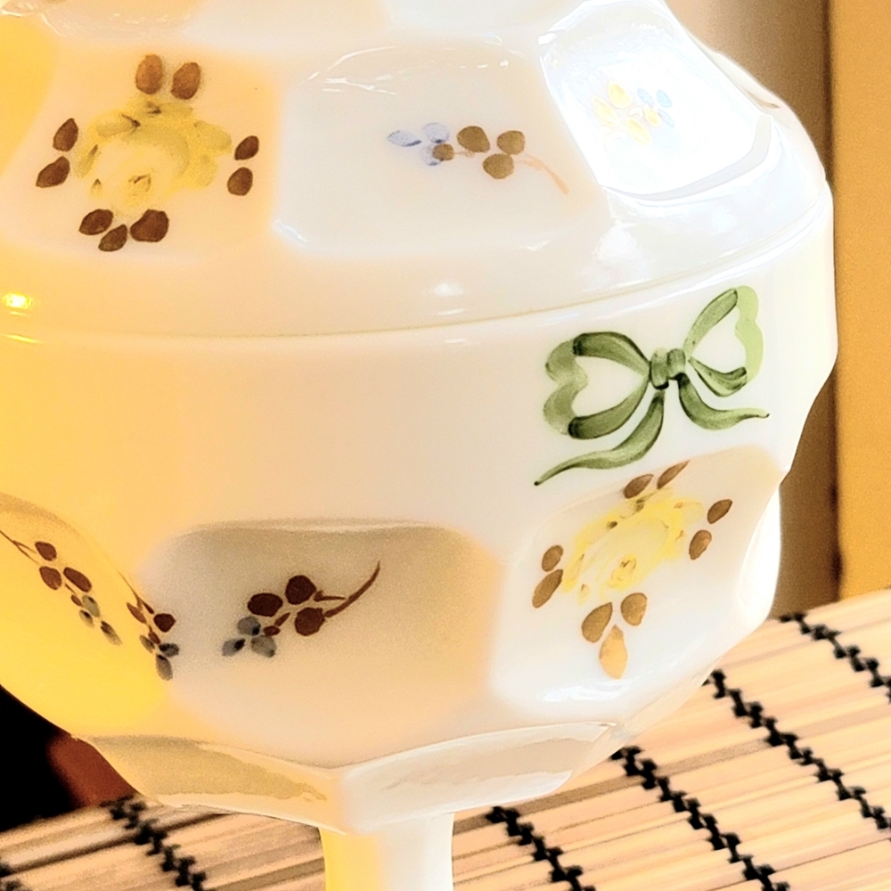 VTG Westmoreland Compote With Original Tag - Picture 3 of 12